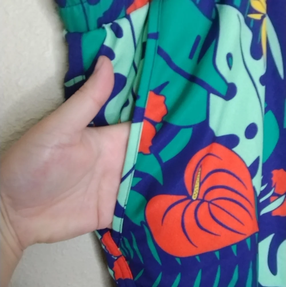 TomboyX Swim 7” Lined Board Short In Island Shade Unisex Size 6X